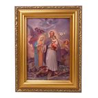 ST. JOSEPH TERROR OF DEMONS FRAMED PRINT - 5 1/2" x 7"