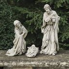 3-PIECE GARDEN NATIVITY SET - 21" SCALE