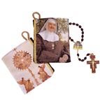 OUR LADY OF THE ANGELS ROSARY & ROSARY POUCH SET