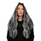 REAL ITALIAN LACE MANTILLA - PETALO DE ROSA