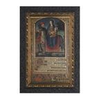 FLIGHT INTO EGYPT (MEDIEVAL) FRAMED ART - 11 1/2" x 15 1/2"