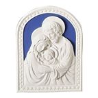 HOLY FAMILY PLAQUE - DELLA ROBBIA STYLE