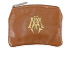 SHEEPSKIN ROSARY POUCH - BROWN
