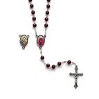 BLESSED ARCHBISHOP FULTON J. SHEEN GLASS BEAD ROSARY
