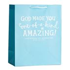 GOD MADE YOU AMAZING - BLUE GIFT BAG