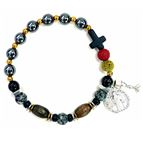 GENUINE GEMSTONE ST. BENEDICT - MEN