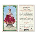 LAMINATED HOLY CARD - INFANT OF PRAGUE (NOVENA)