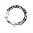 GHIRELLI ROSALET®  - HEMATITE ROSARY BRACELET