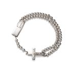 GHIRELLI ROSALET® - SILVER ROSARY BRACELET