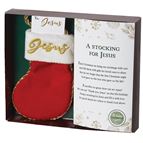 A STOCKING FOR JESUS - ORNAMENT