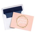 GRACE + PEACE - EMBELLISHED NOTE CARDS
