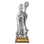 ST. PATRICK FINE PEWTER STATUE