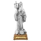 ST. BENEDICT FINE PEWTER STATUE