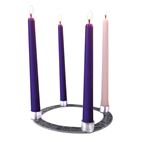 JESSE TREE - ADVENT WREATH - WITH CANDLES & PAMPHLET