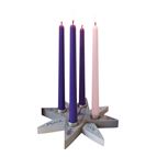 ADVENT STAR CANDLE HOLDER - WITH CANDLES
