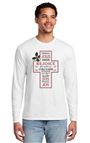 CHRISTMAS CROSS LONG SLEEVE T-SHIRT