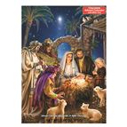 SHINING LIGHT ADVENT CALENDAR WITH CHOCOLATES (10" x 13¾")