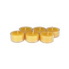 100% BEESWAX TEA LIGHTS - SET OF 6