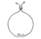 THREE HEARTS OF THE HOLY FAMILY  BRACELET - STERLING SILVER