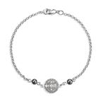 ST. BENEDICT BRACELET WITH HEMATITE BEADS