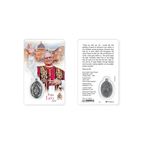 POPE LEO XIV - HOLY CARD WITH MEDAL