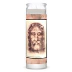 SHROUD OF TURIN (PRAYER FOR SINNERS - by ST THERESE OF LISIEUX & A NATIONAL PRAYER 2 CHRON 7:14) 3 - DAY DEVOTIONAL CANDLE
