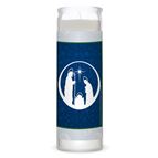 VINTAGE NATIVITY (NATIVITY PRAYER)  3-DAY DEVOTIONAL CANDLE