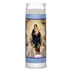 QUEEN OF THE ANGELS (SALVE REGINA HAIL, HOLY QUEEN) 3 - DAY DEVOTIONAL CANDLE