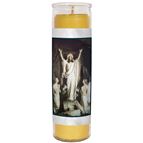 100% BEESWAX - THE RESURRECTION (PRAYER FOR ALL SOULS) - DEVOTIONAL CANDLE