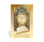 CONFIRMATION GREETING CARD - HOLY SPIRIT STAINED GLASS