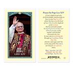 LAMINATED HOLY CARD - PRAYER FOR POPE LEO XIV