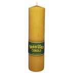 100% BEESWAX CANDLE STICK - 6"H X 1 1/2"D