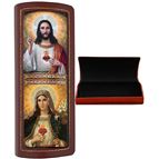 VERSATILE ICON HARD-SHELL EYEGLASS CASE - SACRED & IMMACULATE HEART