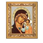 VIRGIN OF KAZAN FRAMED PRINT WITH EASEL BACK - 6 1/4" X 7 3/4"