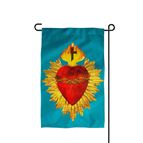 SACRED HEART GARDEN FLAG