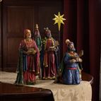 REAL LIFE NATIVITY - THREE KINGS AND CHRISTMAS STAR - 10" SERIES