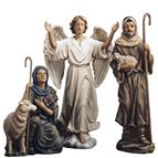 SHEPHERDS AND ANGEL - REAL LIFE NATIVITY- 10 INCH SERIES