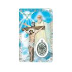 HOLY TRINITY HOLY CARD WITH MEDAL