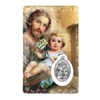 ST. JOSEPH HOLY CARD WITH MEDAL