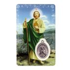 ST. JUDE HOLY CARD WITH MEDAL