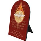 PERSONALIZED ARCHED PLAQUE - HOLY SPIRIT