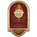 PERSONALIZED HOLY WATER FONT - HOLY SPIRIT