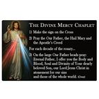 CATHOLIC ID CARD - DIVINE MERCY CHAPLET
