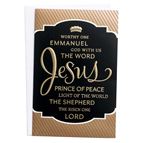 NAMES OF JESUS CHRISTMAS CARDS (BOX OF 50)