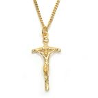 GOLD PAPAL CRUCIFIX - 1½”