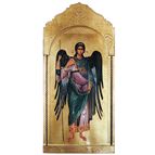 ARCHANGEL MICHAEL FLORENTINE PLAQUE (21" X 45")