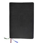 MAGNIFICAT LEATHER COVER LARGE PRINT EDITION (BY FATHER PASCHAL MARY OF MFVA) - BLACK