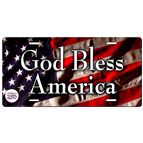 GOD BLESS AMERICA - FRONT LICENSE PLATE