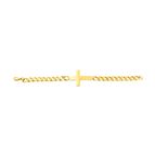 STAINLESS STEEL CROSS BRACELET