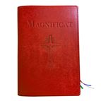 MAGNIFICAT LEATHER COVER (BY FATHER PASCHAL MARY OF MFVA) - RED